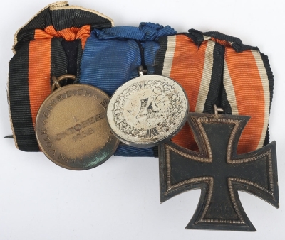 1939 Iron Cross 2nd Class Court Mounted Medal Trio - 4