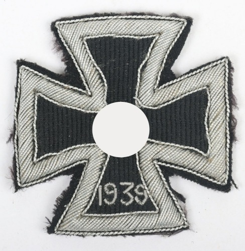 Scarce 1939 Cloth Variant of the Iron Cross 1st Class