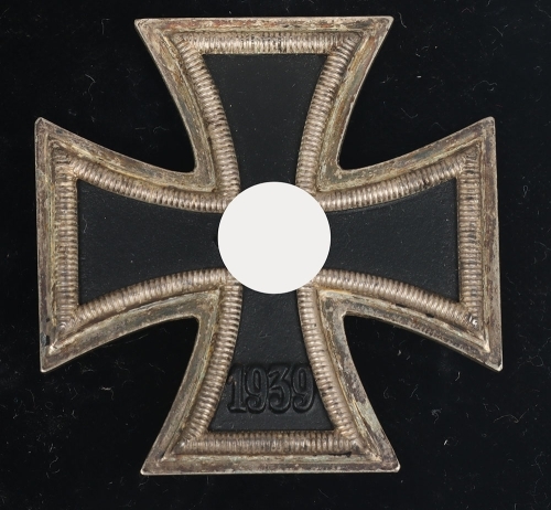 1939 Cased Iron Cross 1st Class by Fritz Zimmermann, Stuttgart