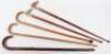 Two brass horse head walking sticks - 3