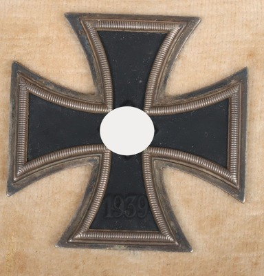 1939 Cased Iron Cross 1st Class by C.F. Zimmermann, Pforzheim