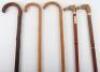 Two brass horse head walking sticks - 5