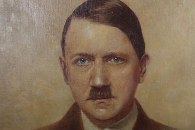 Portrait Painting of Adolf Hitler by Renowned Austrian Portrait Artist Tom von Dreger (1868-1948) - 4