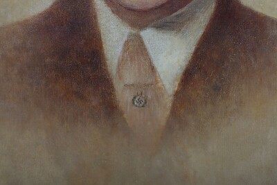 Portrait Painting of Adolf Hitler by Renowned Austrian Portrait Artist Tom von Dreger (1868-1948) - 5
