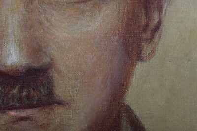 Portrait Painting of Adolf Hitler by Renowned Austrian Portrait Artist Tom von Dreger (1868-1948) - 8