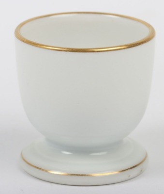 Third Reich Deutsche Reichsbahn Porcelain Egg Cup from Adolf Hitler's Personal Dining Wagon Sonderzug 10 202, - 3