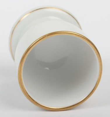 Third Reich Deutsche Reichsbahn Porcelain Egg Cup from Adolf Hitler's Personal Dining Wagon Sonderzug 10 202, - 5