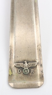Third Reich Deutsche Reichsbahn Fork from Adolf Hitlers 1st Class Dining Wagon 10-241, - 3