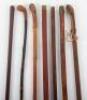 Seven walking canes - 4