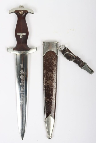 Third Reich SA (Sturmabteilung) Dagger by F Herder with Mint Condition Blade,