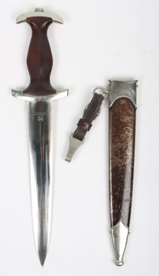 Third Reich SA (Sturmabteilung) Dagger by F Herder with Mint Condition Blade, - 2