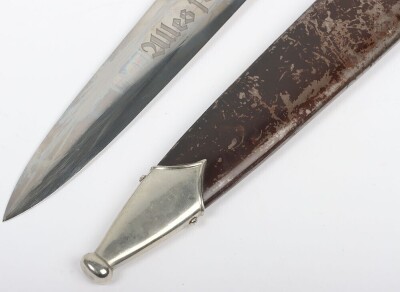 Third Reich SA (Sturmabteilung) Dagger by F Herder with Mint Condition Blade, - 7