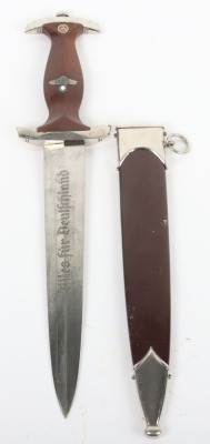 Third Reich SA (Sturmabteilung) Dress Dagger by Arthur Evertz, Stahlwarenfabrik,