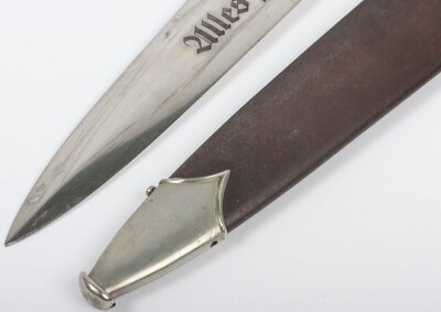 Third Reich SA (Sturmabteilung) Dress Dagger by E & F Horster, Solingen, - 4