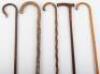 Five walking sticks - 4