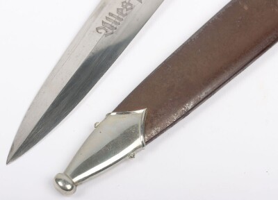 Third Reich SA (Sturmabteilung) Dress Dagger with Three Piece Hanger by Karl Heidelberg, Solingen, - 2