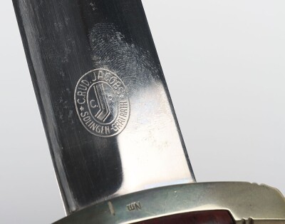 Third Reich SA (Sturmabteilung) Dress Dagger by Crud Jacobs, Solingen-Grafrath, - 10