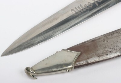 Third Reich SA (Sturmabteilung) Dress Dagger with Dedication to Blade for the Opening of the Adolf Hitler Bridge across the Rhine River at Krefeld-Uerdingen on 7th June 1936, - 7