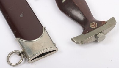 Third Reich SA (Sturmabteilung) Dress Dagger by F Herder, Solingen, - 9