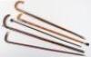 An Edwardian walking stick with scaled rule (af) - 2