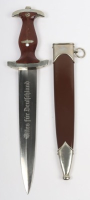 Third Reich SA (Sturmabteilung) Dress Dagger by Kuno Ritter, Solingen,