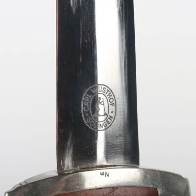 Third Reich SA (Sturmabteilung) Dress Dagger by Carl Wusthof, Solingen, - 9