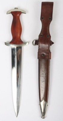 Third Reich SA (Sturmabteilung) Dress Dagger by Christianswerk, Solingen with Rare Vertical Dagger Hanger, - 2