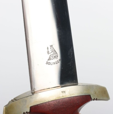 Third Reich SA (Sturmabteilung) Dress Dagger by SMF, Solingen, - 9