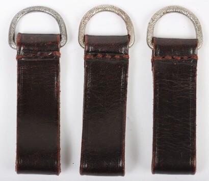 3x Third Reich SA (Sturmabteilung) Dagger Belt Loops