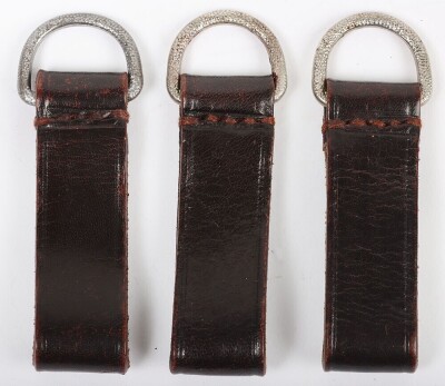 3x Third Reich SA (Sturmabteilung) Dagger Belt Loops