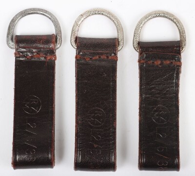 3x Third Reich SA (Sturmabteilung) Dagger Belt Loops - 2