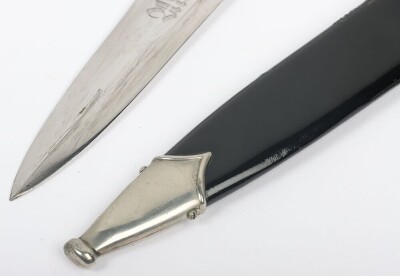 Third Reich NSKK Dress Dagger by E P & S, Solingen, - 7