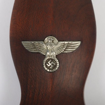 Scarce Third Reich NSKK Dagger by F W Holler, Solingen, with 40th Birthday Dedication Blade, - 11