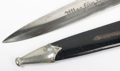 Third Reich NSKK Dress Dagger by Daniel Peres, Solingen, - 7