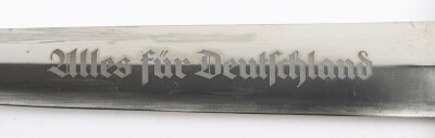 Third Reich NSKK Dress Dagger by Daniel Peres, Solingen, - 8