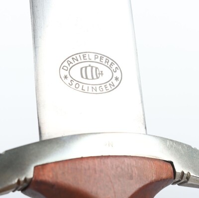 Third Reich NSKK Dress Dagger by Daniel Peres, Solingen, - 9