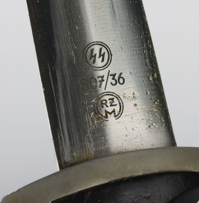 Third Reich SS (Schutzstaffel) Dress Dagger by RZM - 10