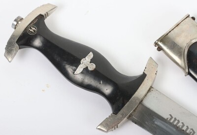 Third Reich SS (Schutzstaffel) Officers Chained Dress Dagger - 4