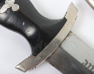 Third Reich SS (Schutzstaffel) Officers Chained Dress Dagger - 7
