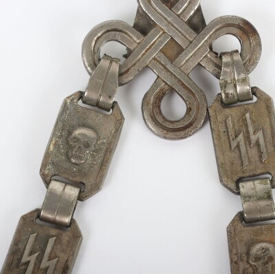 Third Reich SS (Schutzstaffel) Officers Chained Dress Dagger - 11