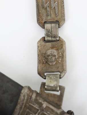 Third Reich SS (Schutzstaffel) Officers Chained Dress Dagger - 13