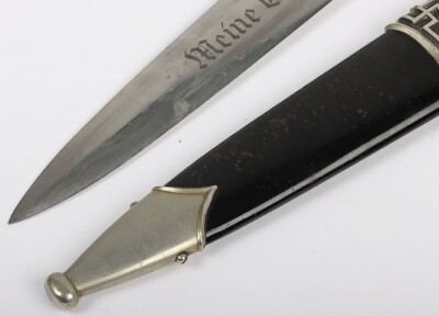Third Reich SS (Schutzstaffel) Officers Chained Dress Dagger - 9