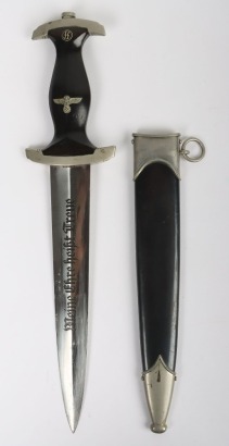 Third Reich SS (Schutzstaffel) Enlisted Mans Dress Dagger by Boker, Solingen,