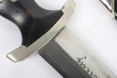 Third Reich SS (Schutzstaffel) Dress Dagger by RZM 121/34 - 7