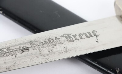 Third Reich SS (Schutzstaffel) Dress Dagger by RZM 121/34 - 16