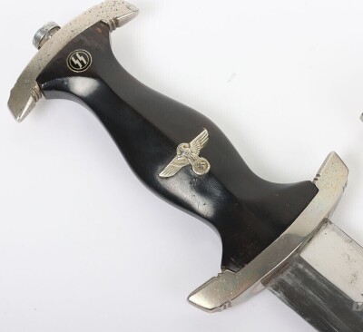 Third Reich SS (Schutzstaffel) Dress Dagger by Emil Voos, - 12