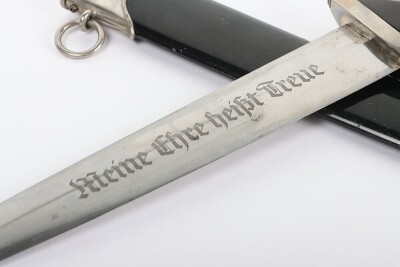 Third Reich SS (Schutzstaffel) Dress Dagger by Emil Voos, - 8