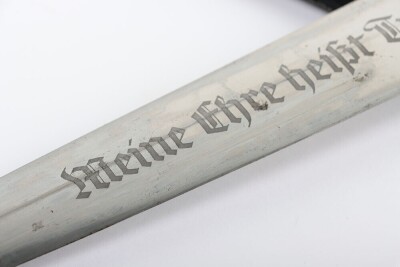 Third Reich SS (Schutzstaffel) Dress Dagger by Emil Voos, - 9