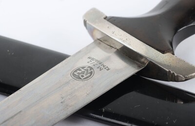 Third Reich SS (Schutzstaffel) Dress Dagger by Emil Voos, - 11