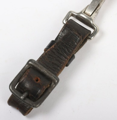 Third Reich SS (Schutzstaffel) Leather Dagger Hanger - 2